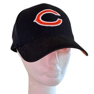 Chicago Bears NFL Team Apparel Reebok Fitted Hat Cap With Embroidered Logo